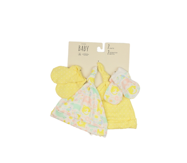 Nové bavlněné čepičky 2 ks a rukavice 2 páry Georg