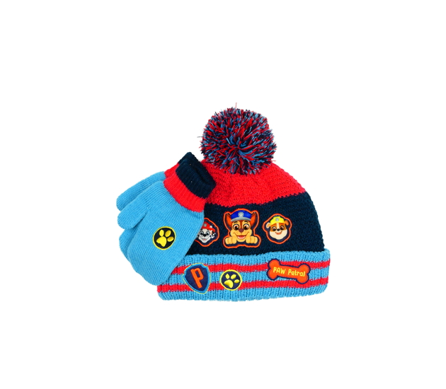 Čepice a rukavice Tlapková Patrola