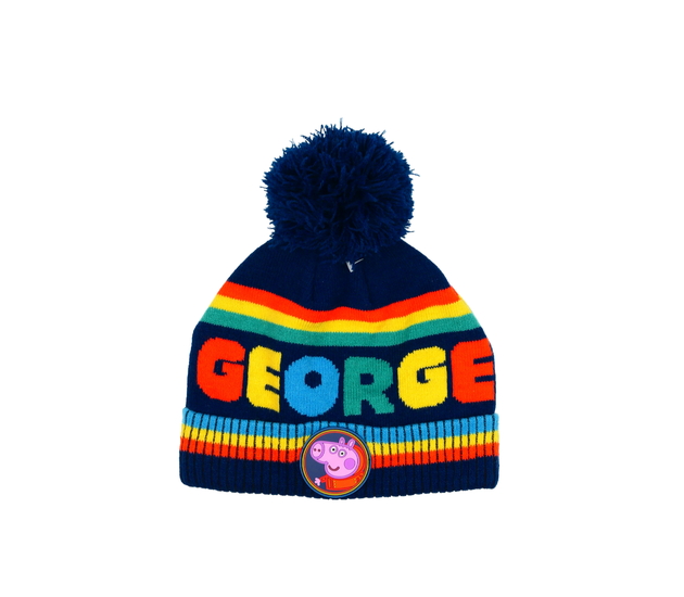 Modrá čepice Prasátko Pepa George 