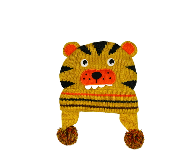 Žlutá čepice s lvíčkem Tu