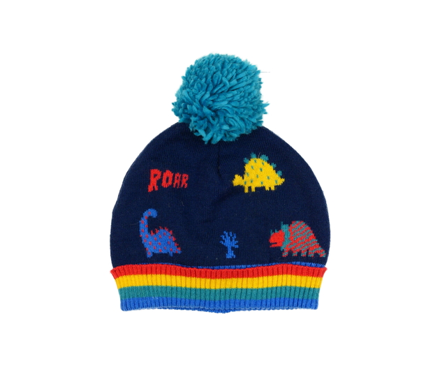 Modrá čepice s dinosaury M&S