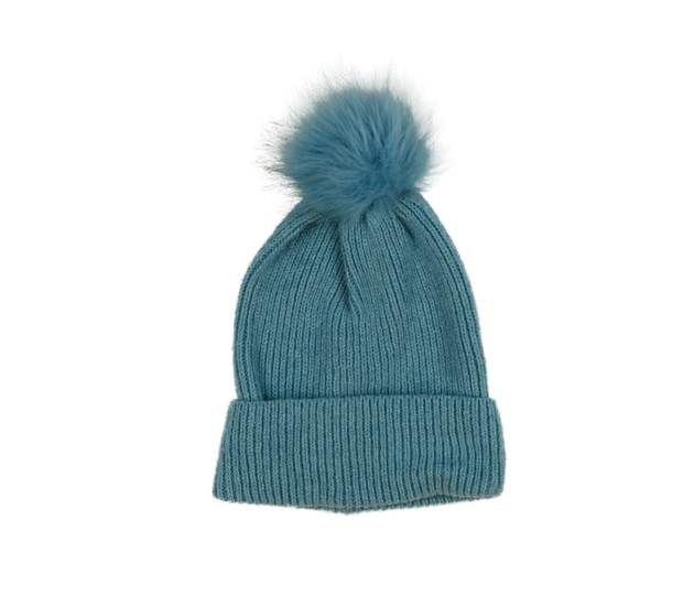 Modrá čepice s bambulí Primark 