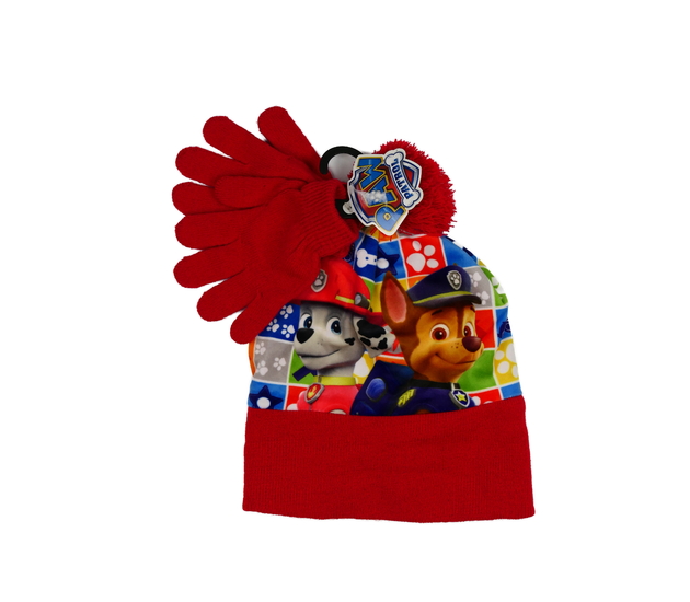 Nová čepice a rukavice Tlapková Patrola 