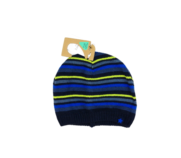 Nová pruhovaná modrá čepice Nutmeg