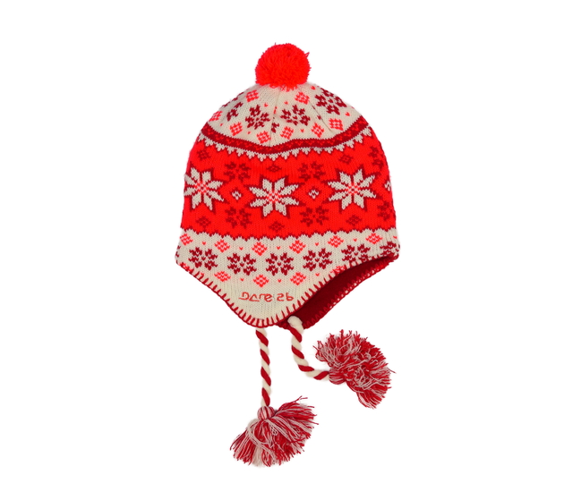 Červená zimní čepice 