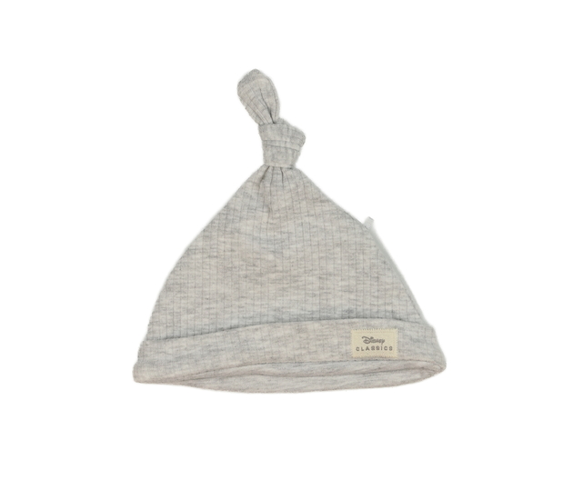 Šedá melírovaná bavlněná čepička 