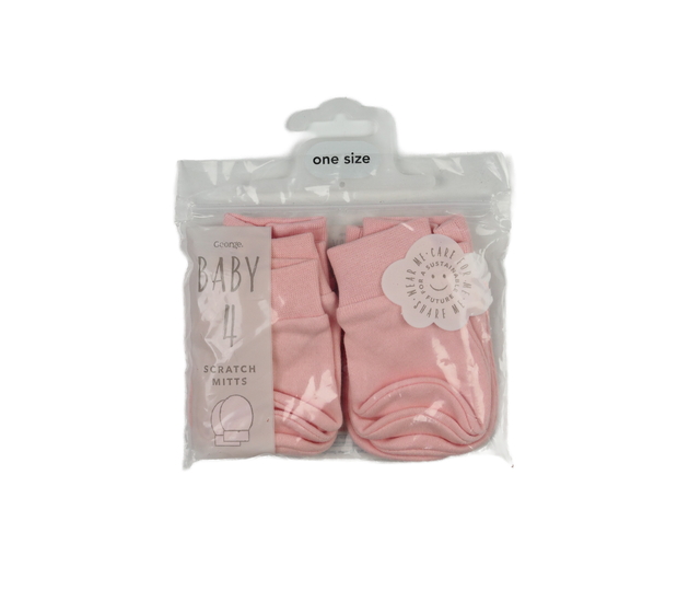 Nové růžové rukavičky proti škrábání 4 páry George