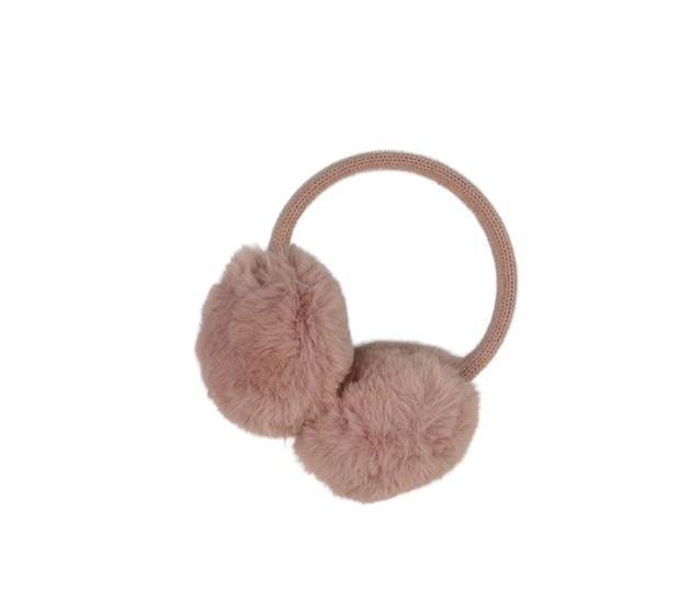 Růžové klapky na uši