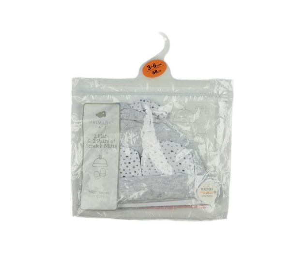 Nové 2 čepice a 2 páry rukavic Primark