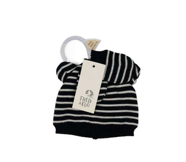 Nová pruhovaná čepice s rukavicemi F&F