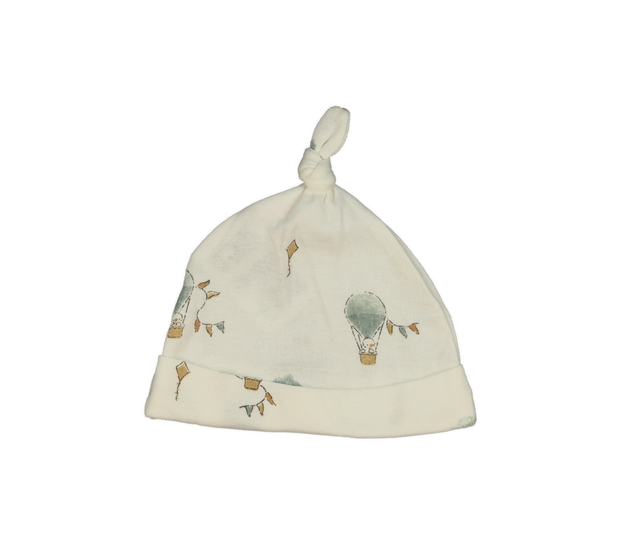 Bílá bavlněná čepička s balónem H&M