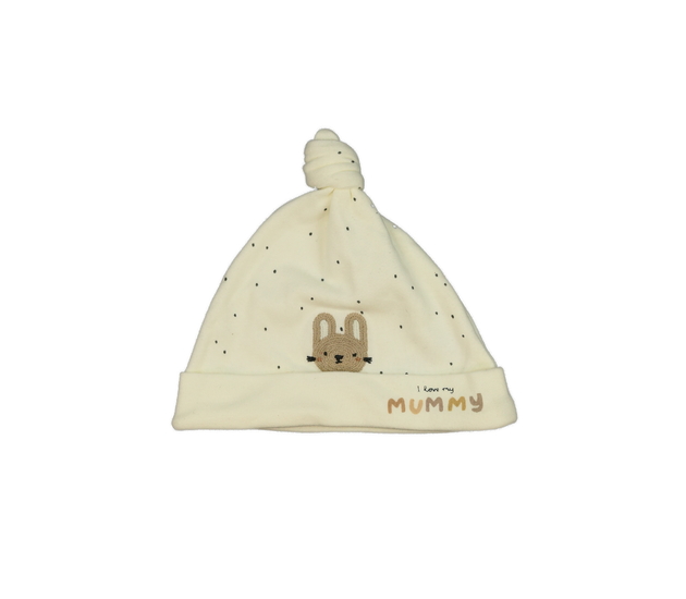 Světle hnědá bavlněná čepička Next