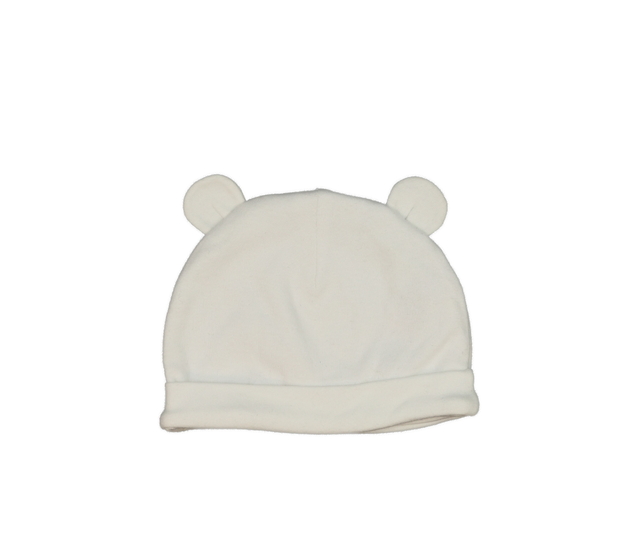 Bílá bavlněná čepička s oušky F&F