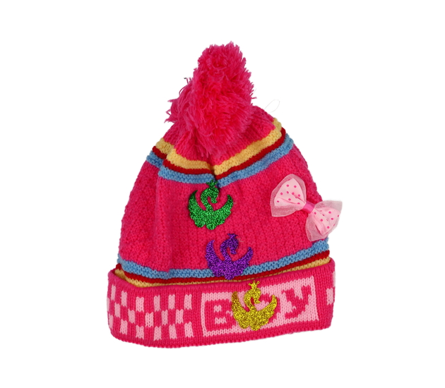 Nová růžová čepice s podšívkou 