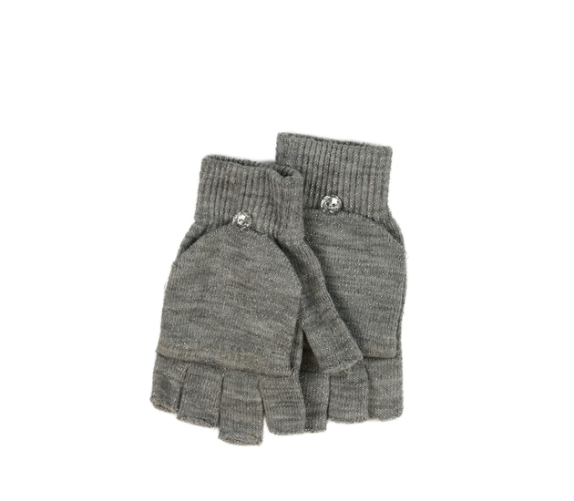 Šedé melírované rukavice vel. 176 - dospělé