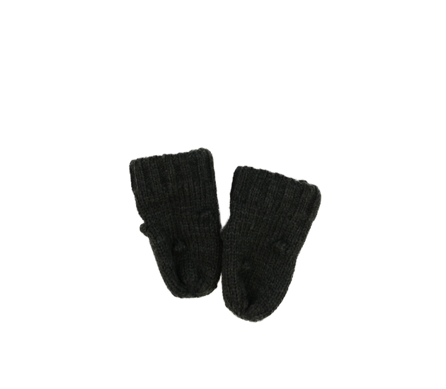 Šedé palčáky s nopíky a podšívkou