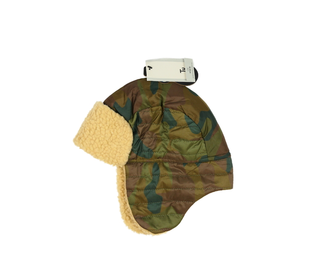 Nová zelená maskáčová ušanka Tu 