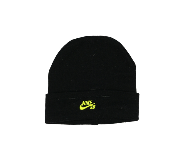 Černá bavlněná čepice 