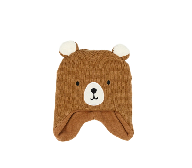 Hnědá čepice s čumáčkem George