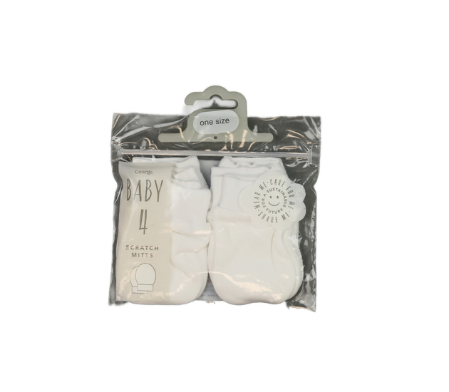 Nové rukavice 4 páry bílé George