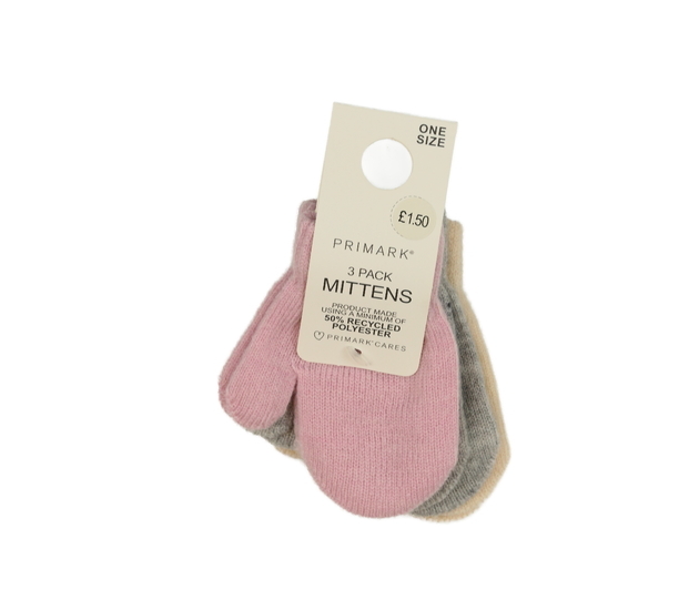 Nové palčáky 3 páry Primark 