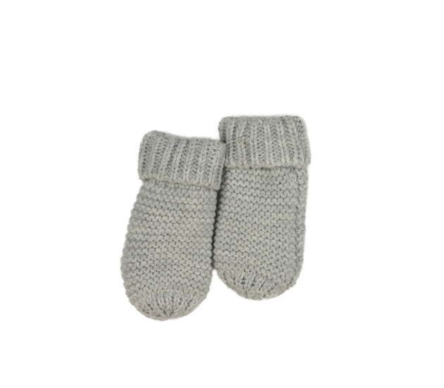 Šedé pletené palčáky s podšívkou F&F
