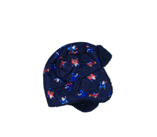 Tmavě modrá ušanka Joules