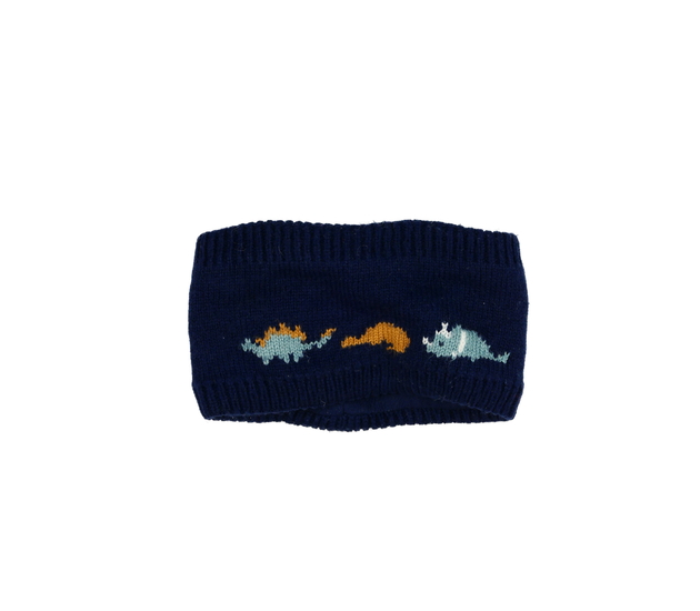 Modrý nákrčník s dinosaury 