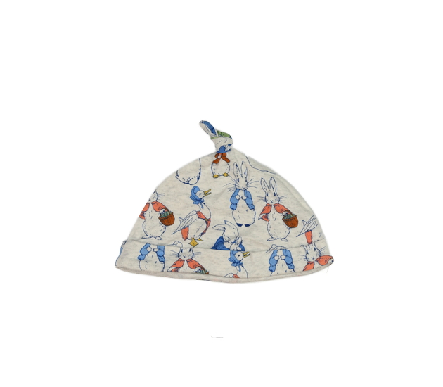 Šedá bavlněná čepice Králíček Petr