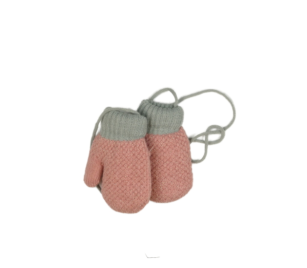 Růžovo-šedé palčáky 