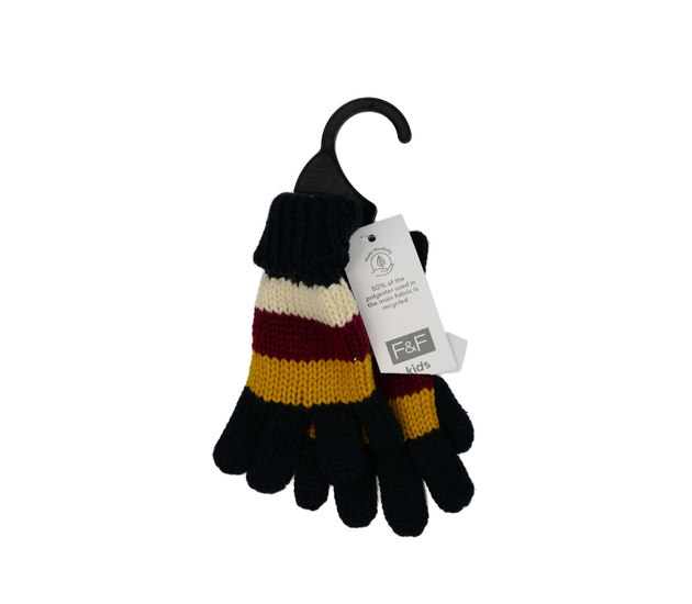 Nové rukavice pruhované F&F