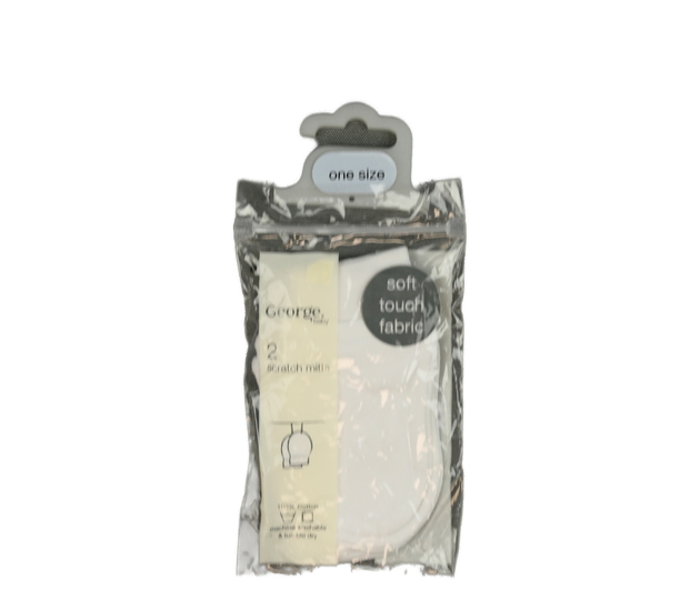 Nové bílé rukavičky 2 páry George