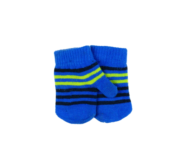 Modré pruhované palčáky