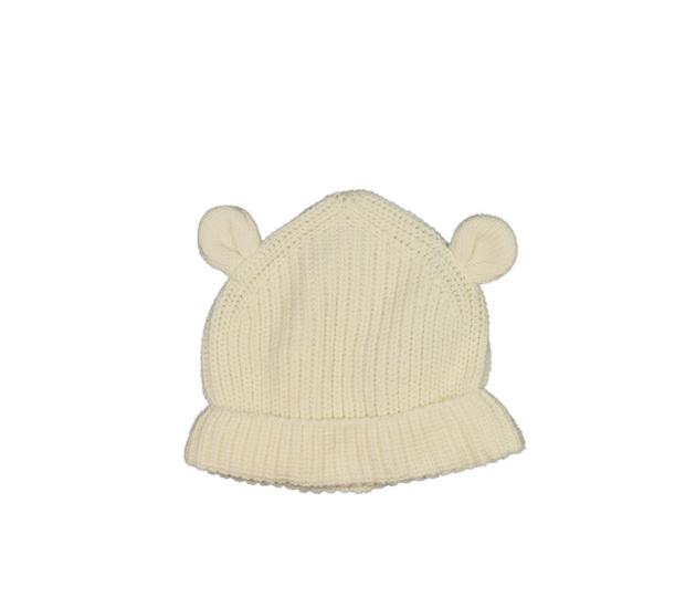 Krémová pletená čepička s oušky George