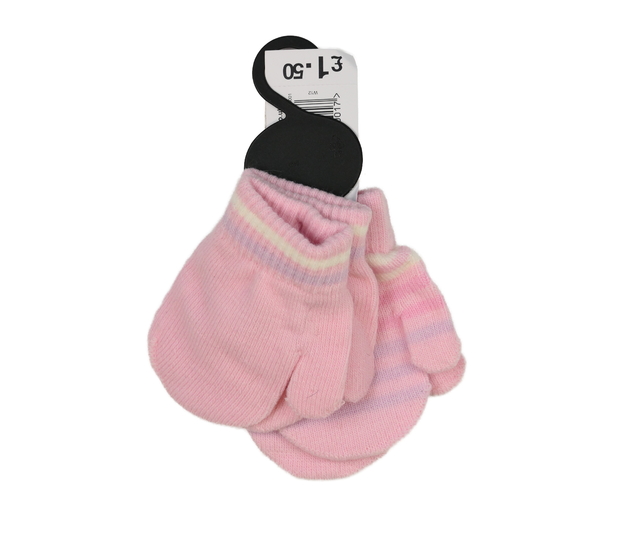 Nové růžové palčáky 2 páry 