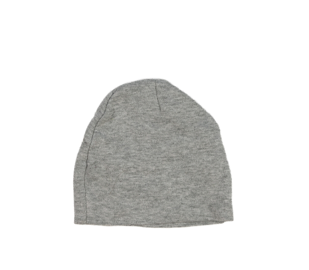 Šedá melírovaná bavlněná čepice 