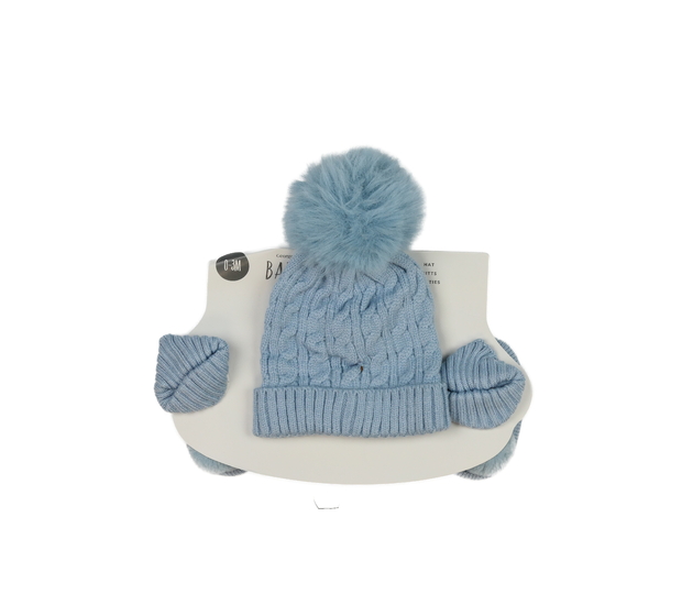 Nová modrá čepice a bačkůrky George