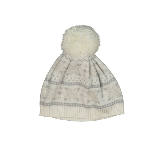 Bílo-šedá vzorovaná čepice George