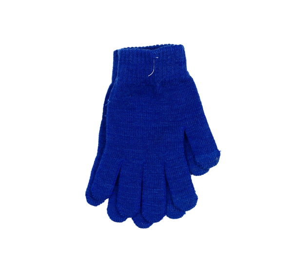 Modré melírované rukavice
