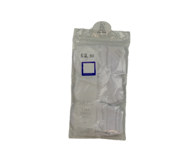 Nové bílé rukavičky 5 párů