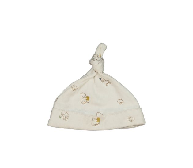 Bílá bavlněná čepička Medvídek Pú Disney M&S