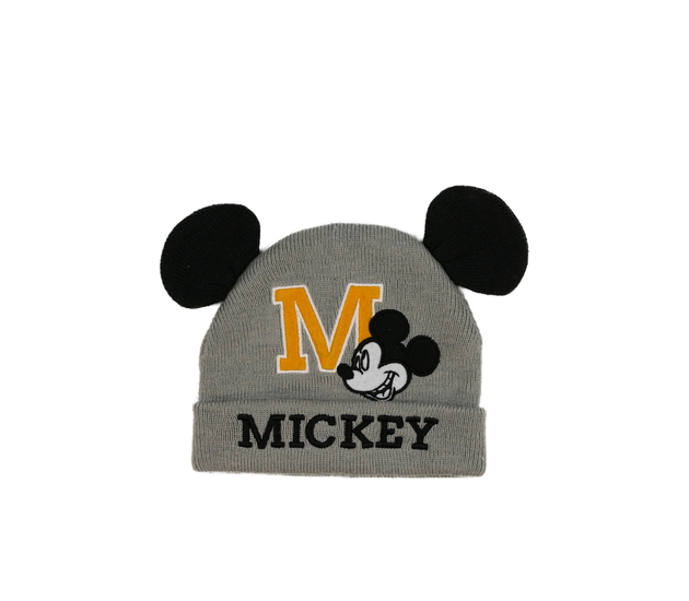 Šedá čepice Mickey s oušky Disney 