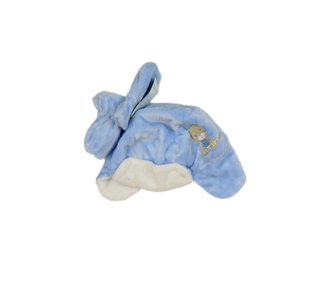 Nová modrá čepice a palčáky George