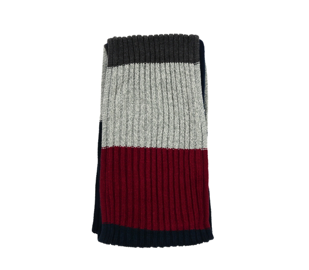 Tmavá pruhovaná šála Next