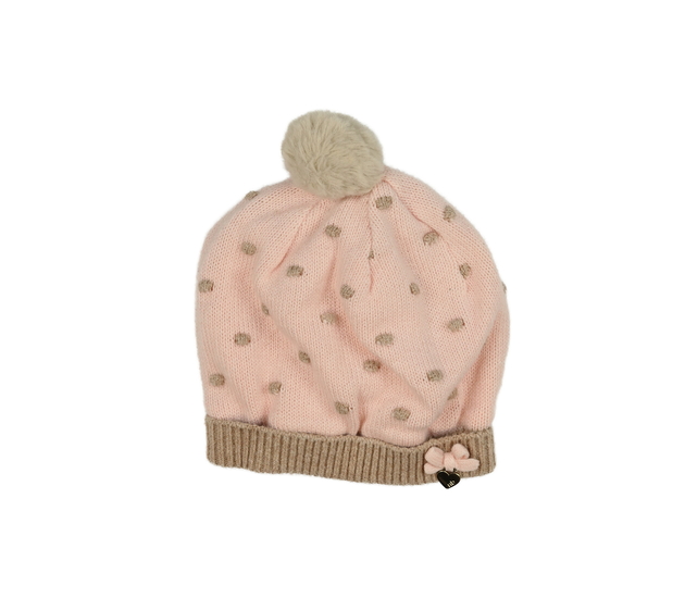 Růžová čepice s nopíky Mayoral 
