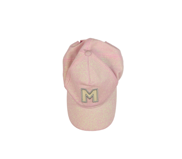 Růžová lesklá kšiltovka 