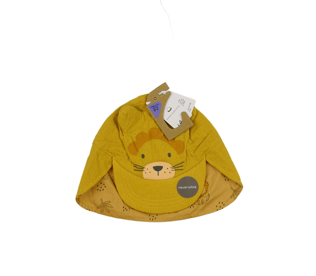 Nová žlutá čepice s ochrannou krku Nutmeg