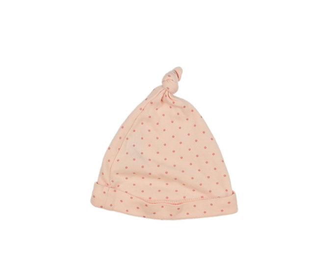 Růžová bavlněná čepička Next