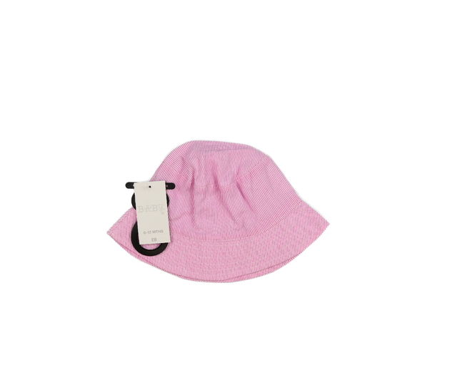 Nový růžový pruhovaný klobouk