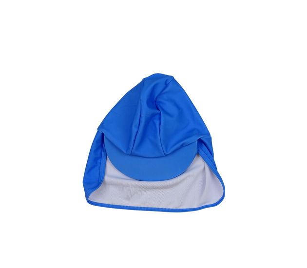 Modrá čepice s ochrannou krku George